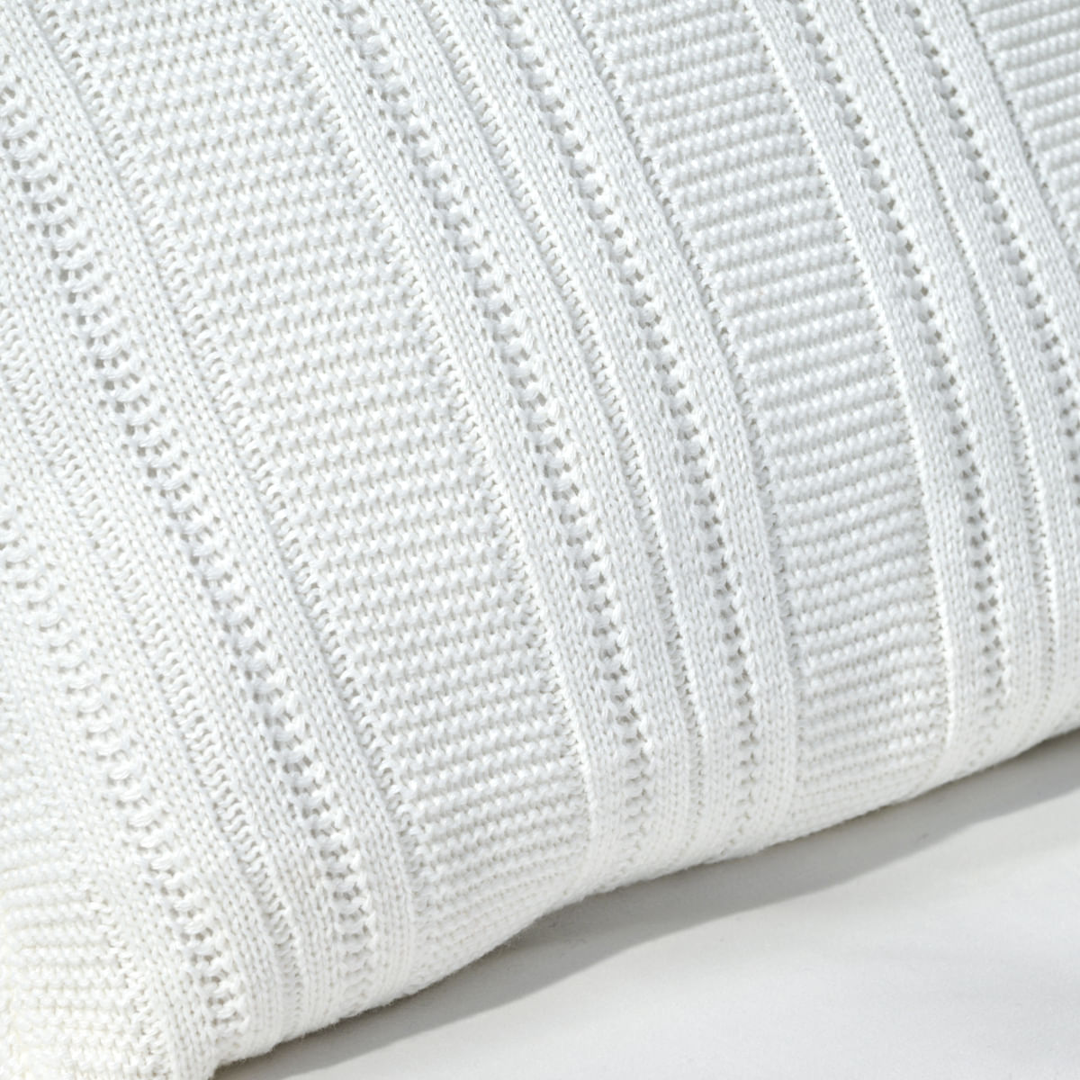 01 01 0470  Capa Almofada 30x40 Tricot Canelada Branco 002